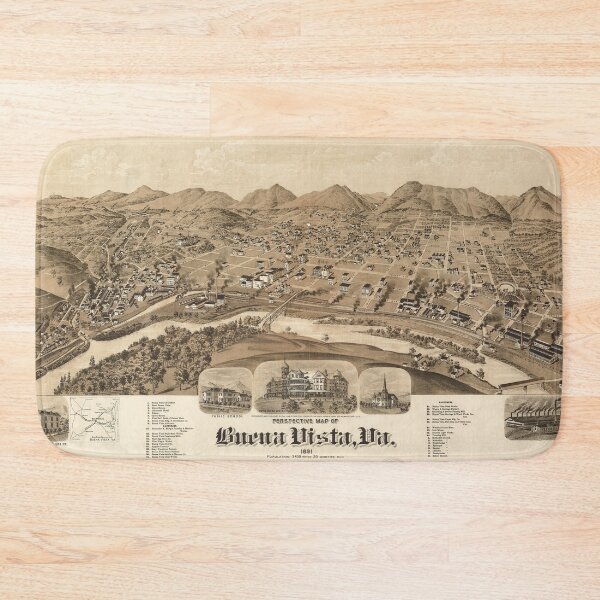 Item preview, Buena Vista, Virginia (1891) designed and sold by allhistory.