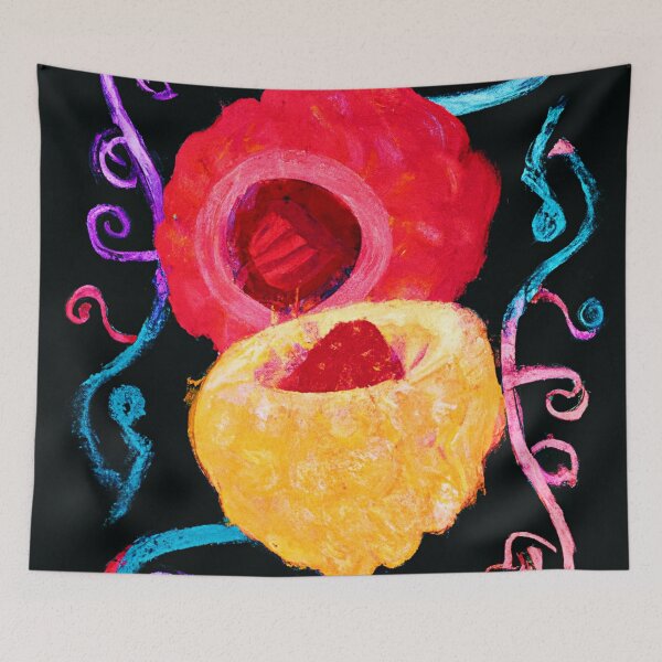 Item preview, Vibrant Tropical Neon Fruit Design designed and sold by Health And Fitness Posts e-Store.