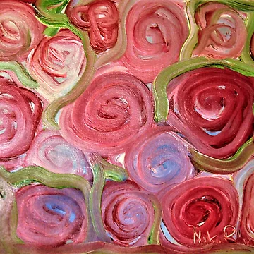 Artwork thumbnail, Pink Roses by norhani