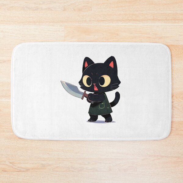 Item preview, Cat holding a knife  designed and sold by HappyCuteCat.