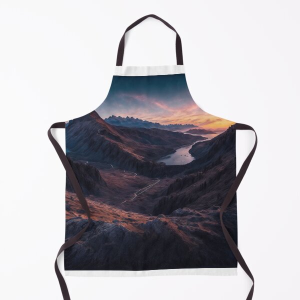 Item preview, A Breathtaking Vista Point at the Edge of a Cliff, Offering Panoramic Views of the Surrounding Mountain Peak, Ai Generated Art designed and sold by AiGens.