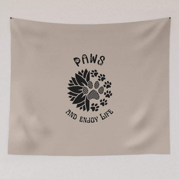 Item preview, Paws and enjoy life designed and sold by FatBirdie.