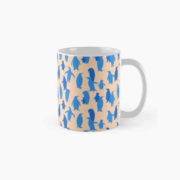 Penguins at Sunset Summer Tranquil Aesthetic Pattern Classic Mug
