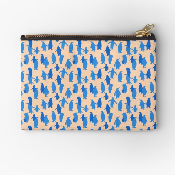 Penguins at Sunset Summer Tranquil Aesthetic Pattern Zipper Pouch