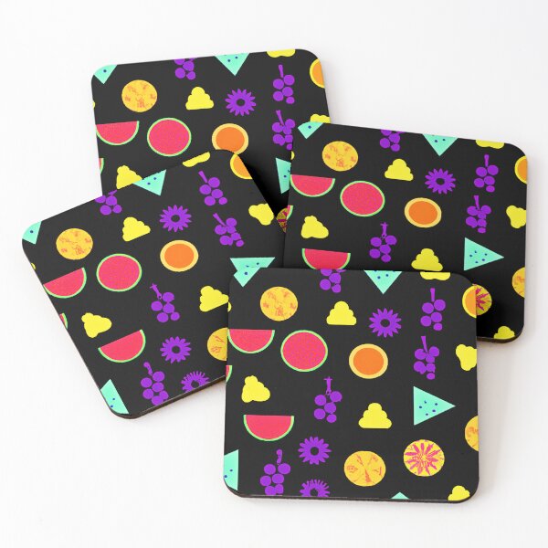 Item preview, Tropical Fruit Neon Paradise Pattern designed and sold by Health And Fitness Posts e-Store.