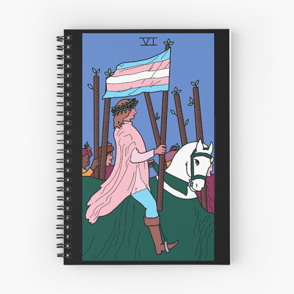 Item preview, 6 of Wands - Trans Pride designed and sold by the-point.