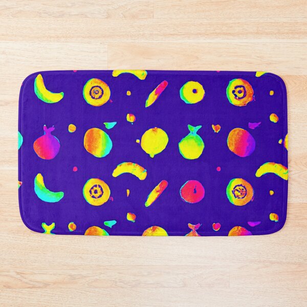 Item preview, Colorful Tropical Neon Fruit Pattern designed and sold by Health And Fitness Posts e-Store.