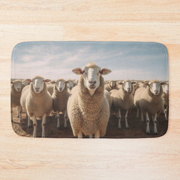 Item preview, A flock of sheep look at you designed and sold by isBotStore.