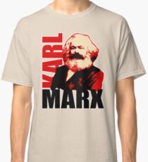 Communist Karl Marx Portrait Classic T-Shirt