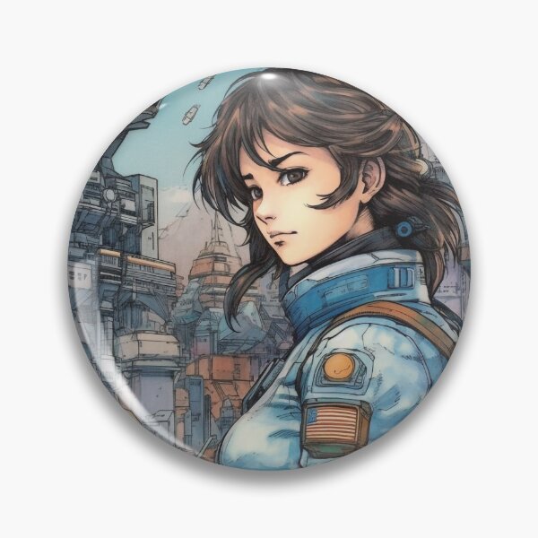 Item preview, Space Port Future Travel Manga Art designed and sold by go-go-designs.