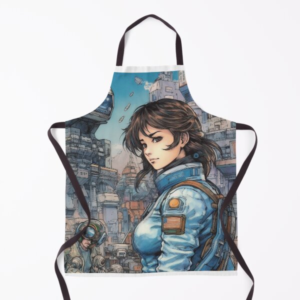 Item preview, Space Port Future Travel Manga Art designed and sold by go-go-designs.