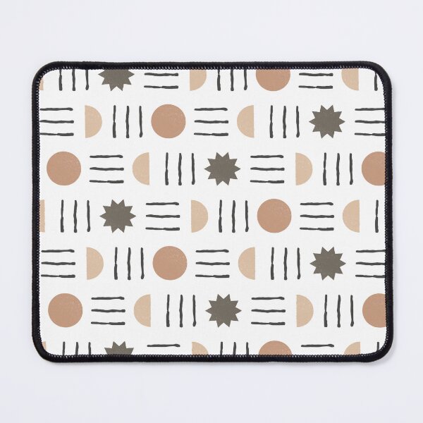 Item preview, hand drawn boho geometric aesthetic pattern design designed and sold by Andramedia.