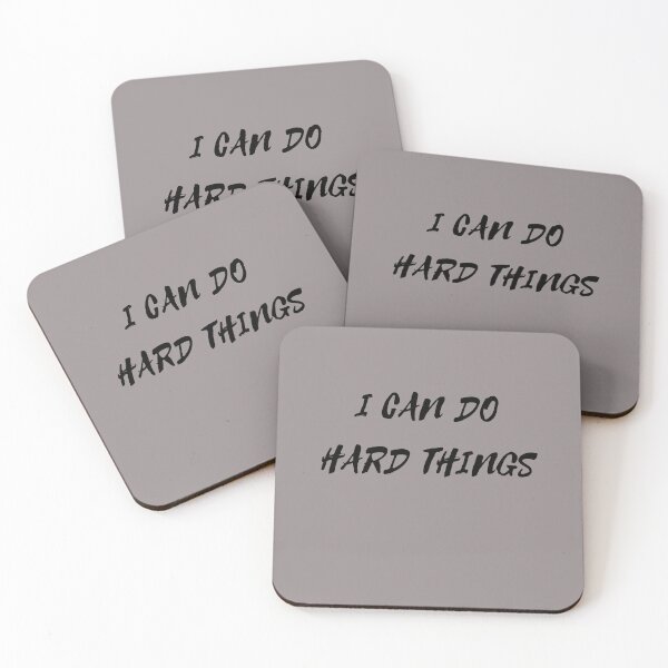 Item preview, I can do hard things-Inspirational quotes sticker designed and sold by medoutfits.