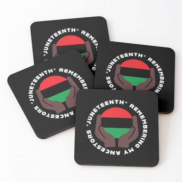 Item preview, Juneteenth Remembering My Ancestors Celebrate Freedom Bold Text Design Pan African Colors designed and sold by Andy Hilaire.