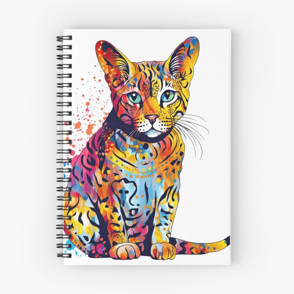 Item preview, Ocicat Brushstroke Painting - Handmade Uniquely Designed Artwork on Canvas for Cat designed and sold by DooodleGod.