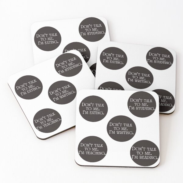 Item preview, Dont Talk to Me Pack of Five designed and sold by ShoniwDesigns.