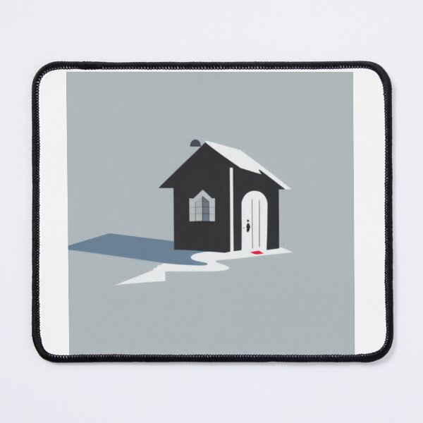 Item preview, A snowman running into a house designed and sold by ac-virtualshop.