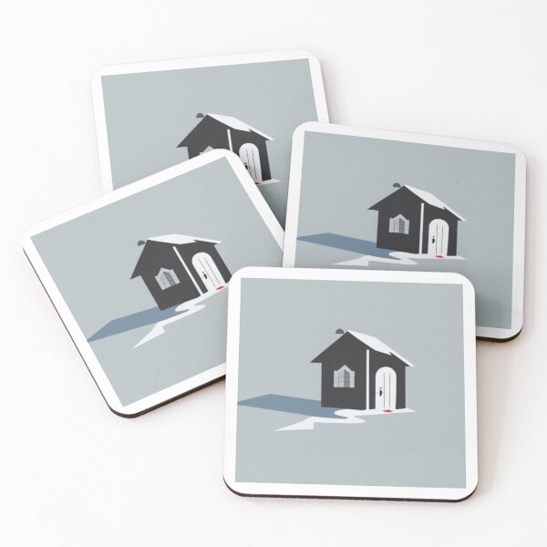 Item preview, A snowman running into a house designed and sold by ac-virtualshop.