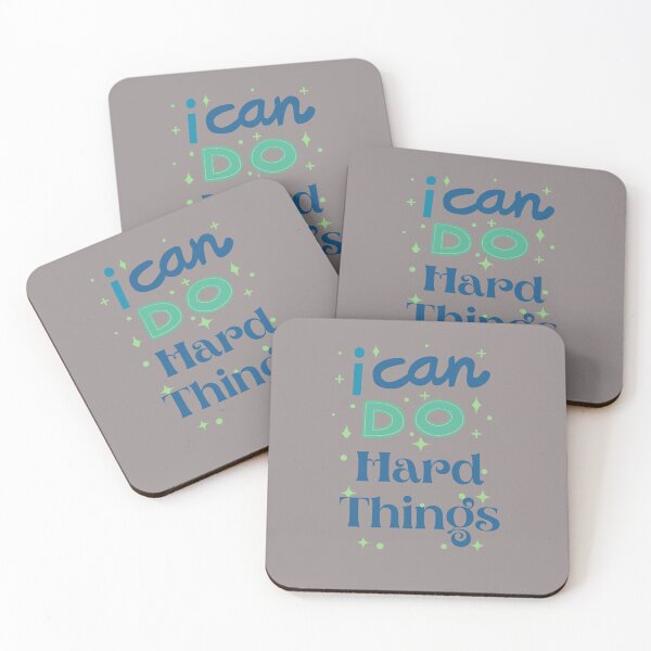 Item preview, I Can Do Hard Things-Motivational Quotes Sticker designed and sold by medoutfits.