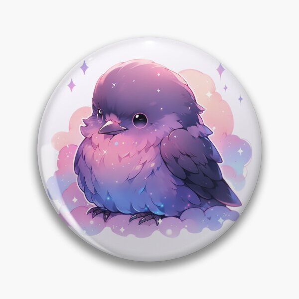 Item preview, Lindo Cuervo Gordito Pastel Kawaii designed and sold by PastelMagic.