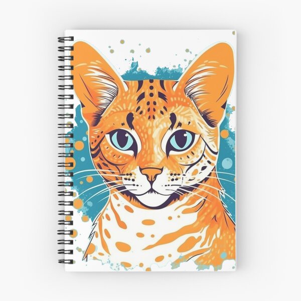 Item preview, Intelligent and Playful Ocicat Pattern Design for Fun-Loving Cat designed and sold by DooodleGod.