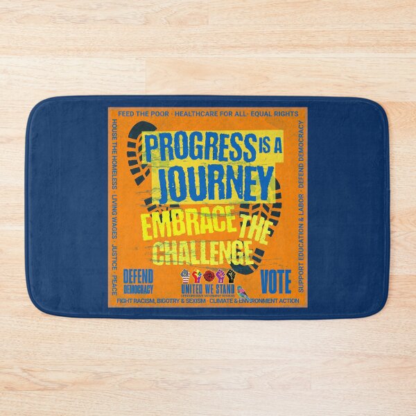 Item preview, PMD00968 Progressive Movement Designs Progress is a Journey design shows you support democracy progressive goals for Progressives Democrats Independents Liberals designed and sold by ProgressiveLeft.