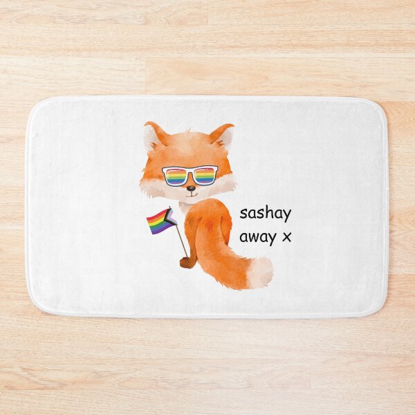 Item preview, Funny Gay Fox with Rainbow Sunglasses Sashay Away - LGBTQ+ Pride Sassy Rupauls drag race  designed and sold by emcazalet.