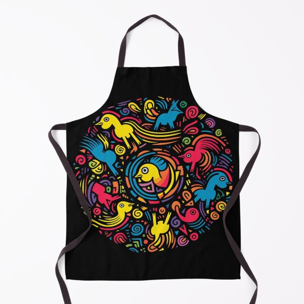Item preview, Colorful Birds - Pre-Columbian Pop Art Animals designed and sold by SADStyleDesigns.