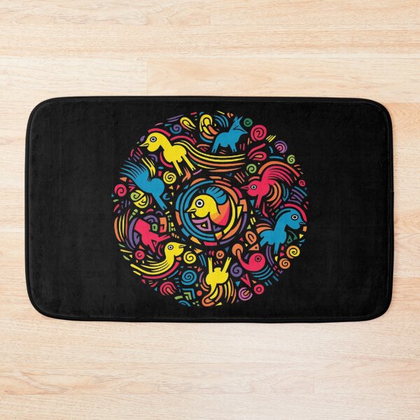 Item preview, Colorful Birds - Pre-Columbian Pop Art Animals designed and sold by SADStyleDesigns.