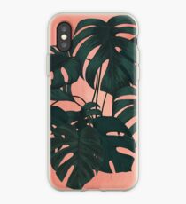 Vinilo o funda para iPhone Sunset Monstera