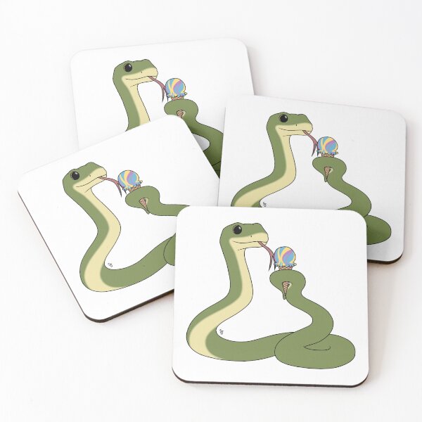 Item preview, Snake and Ice Cream (v2) designed and sold by Sara Joudrey.