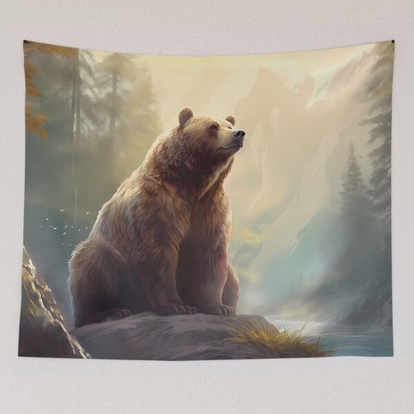 Item preview, Pensive bear designed and sold by SilviaDays.