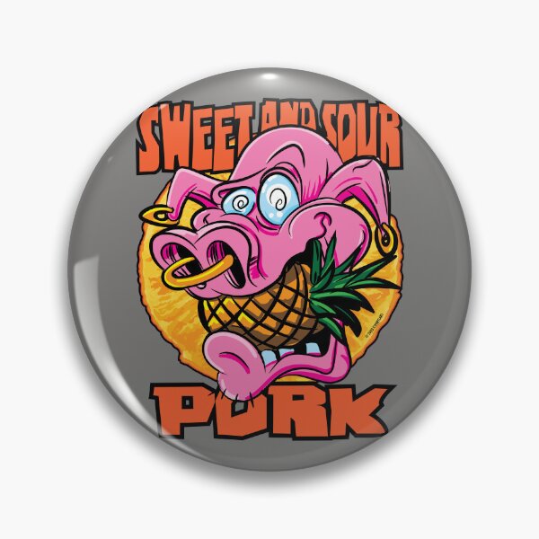 Item preview, Sweet and Sour Pork with pineapple designed and sold by eShirtLabs.