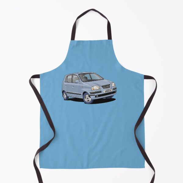 Item preview, Hyundai Amica Car in light blue designed and sold by Webazoot Industries - Car Art.
