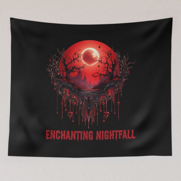 Item preview, Enchanting Nightfall! - Vampire Artwork designed and sold by BobbyTee Merch.