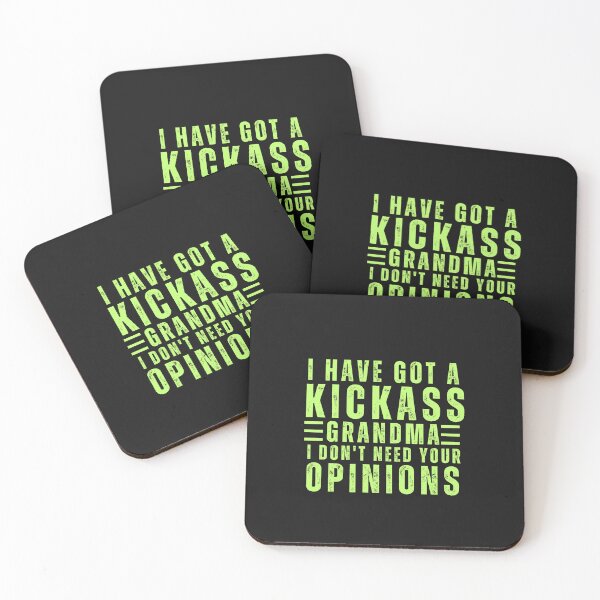 Item preview, I have Got a Kickass Grandma Typography Quote designed and sold by thedazzlingmonk.