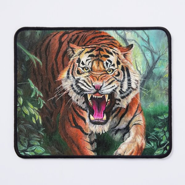 Item preview, Angry Tiger in the Jungle designed and sold by Daniel Eskridge.