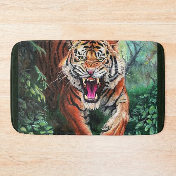 Item preview, Angry Tiger in the Jungle designed and sold by Daniel Eskridge.