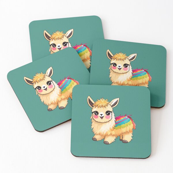 Item preview, Llama Piñata Colorful Kawaii Sticker Cute designed and sold by llamahuaska.