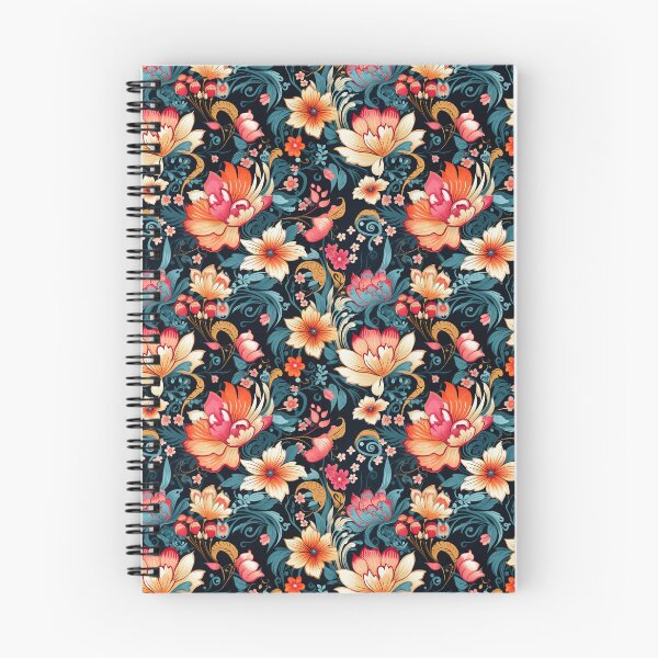 Aperçu de l'œuvre Imprimé Floral Tropical - Fleurs jaunes - Fleurs roses créée et vendue par ComerPrintCo.