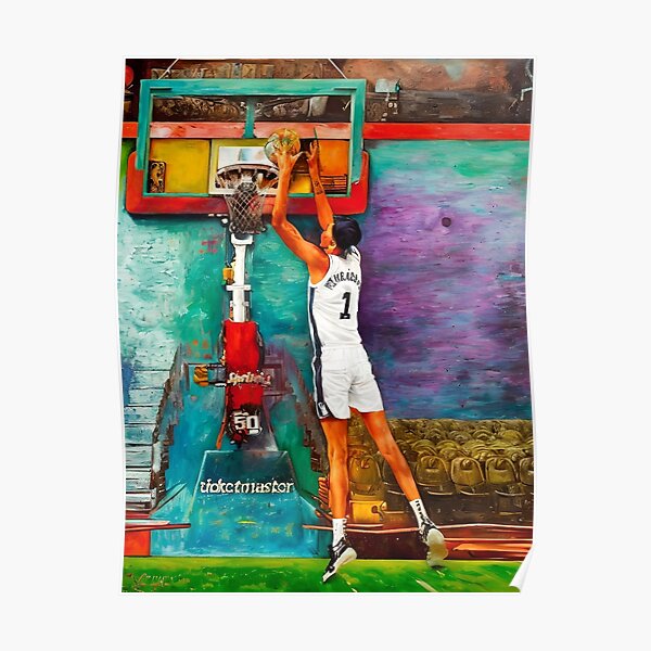 Scottie Barnes Rising Star 2022 NBA All Star Poster Canvas