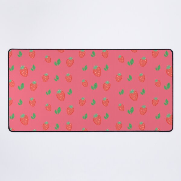 Item preview, STRAWBERRIES WITH GREEN LEAVES BACKGROUND designed and sold by TruchaDesigns.