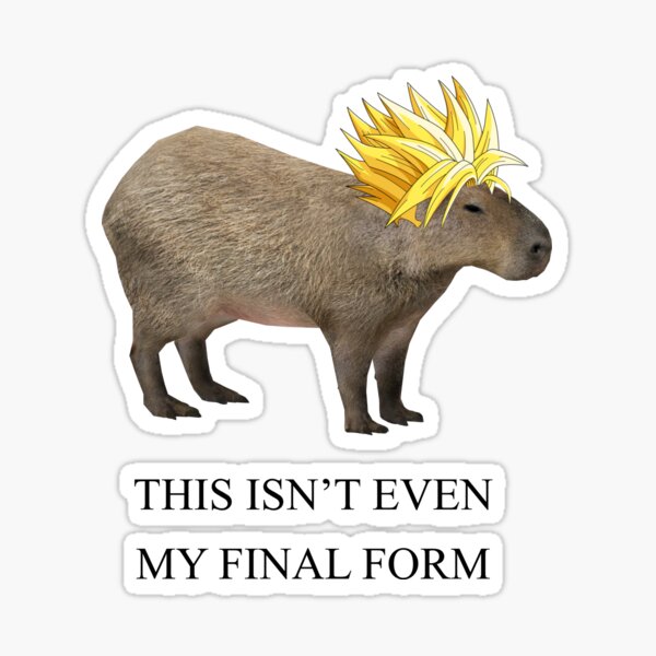 Capybara Super Saiyan