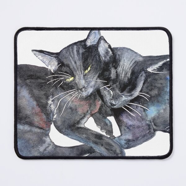 Item preview, Two black cats designed and sold by Odile frament.