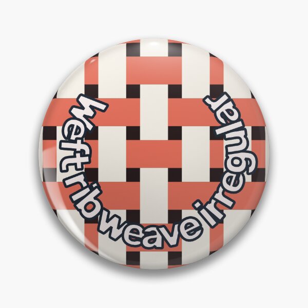 Item preview, Fabric Weave Types #05 - Weft Rib Weave Irregular Pattern - Black and Salmon designed and sold by DesignCentrum.