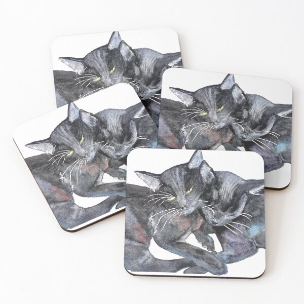 Item preview, Two black cats designed and sold by Odile frament.