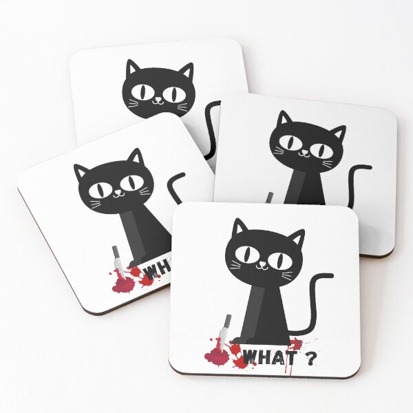 Item preview, Killer Cat Murderous Black Cat With Knife, Black Cat What designed and sold by Freedesign-home.