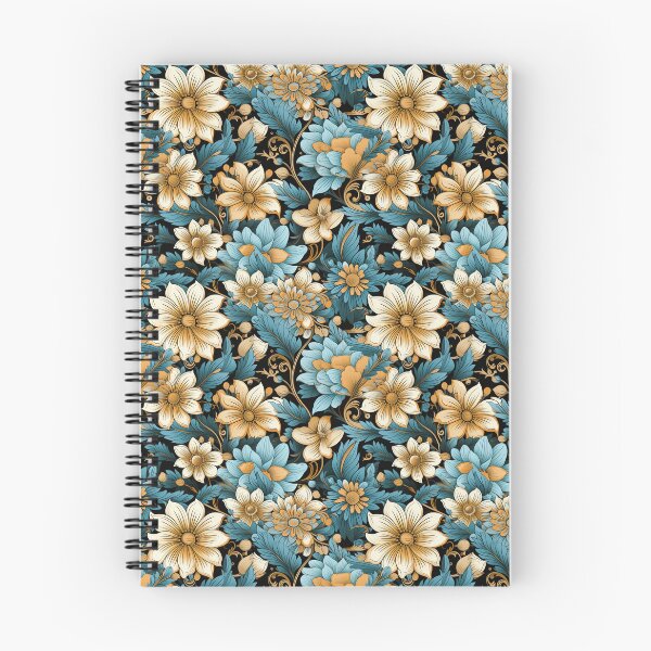 Item preview, Tropical Floral Print - Yellow flowers - Blue flowers designed and sold by ComerPrintCo.