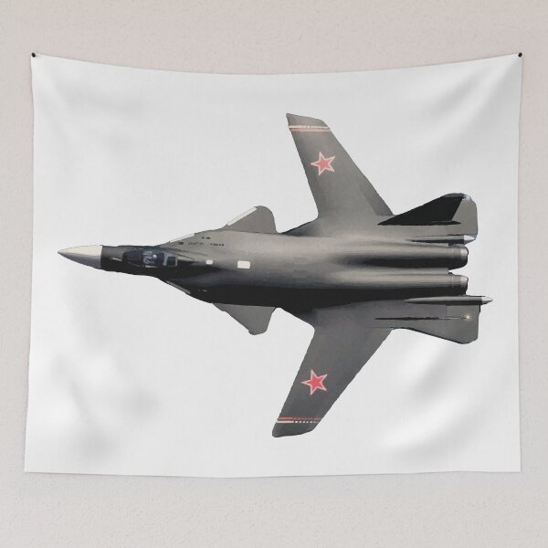 Item preview, Sukhoi Su 47 Berkut Fighter Jet Russian Air Force  flying left  designed and sold by AfterburnerOne.
