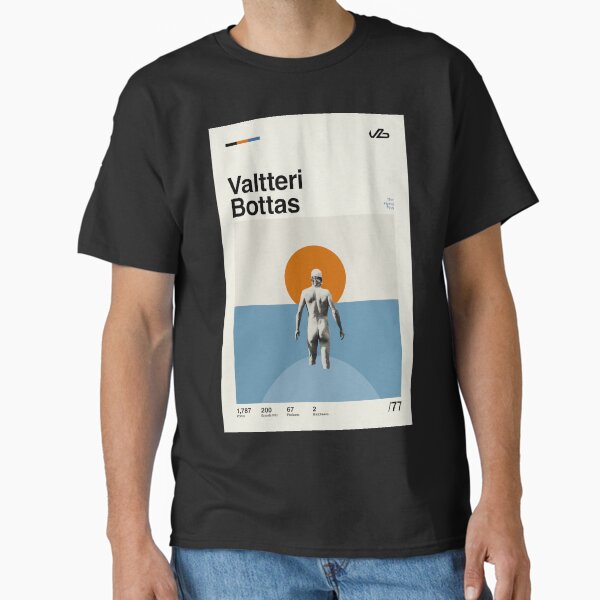 Item preview, Valtteri Bottas Modern Mid Century Poster designed and sold by The Armorsmith.